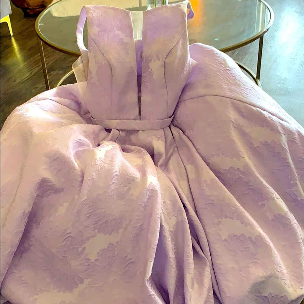 Lacey purple dress